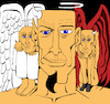 Cartoon: Antisymmetry... (small) by berk-olgun tagged antisymmetry