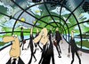 Cartoon: Aquarium... (small) by berk-olgun tagged aquarium