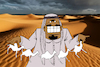 Cartoon: Arabian Game... (small) by berk-olgun tagged arabian,game