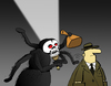 Cartoon: Arachnophobia... (small) by berk-olgun tagged arachnophobia