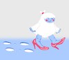 Cartoon: Baby Yeti... (small) by berk-olgun tagged baby,yeti