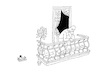 Cartoon: Balcony... (small) by berk-olgun tagged balcony