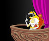 Cartoon: Balcony... (small) by berk-olgun tagged balcony