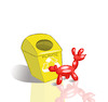 Cartoon: Balloon Dog... (small) by berk-olgun tagged balloon,dog