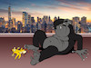 Cartoon: Banana Costume vs King Kong... (small) by berk-olgun tagged king,kong