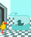 Cartoon: Bath Duck... (small) by berk-olgun tagged bath,duck