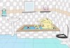 Cartoon: Bath Shark... (small) by berk-olgun tagged bath,shark