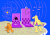 Cartoon: Beach Shower... (small) by berk-olgun tagged beach,shower