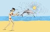 Cartoon: Beach Towel... (small) by berk-olgun tagged beach,towel