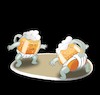 Cartoon: Beer Sumo... (small) by berk-olgun tagged beer,sumo