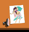 Cartoon: Belly Dancer... (small) by berk-olgun tagged belly,dancer