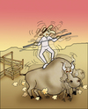 Cartoon: Best of the best.. (small) by berk-olgun tagged rodeo