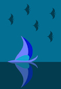 Cartoon: Birds and Sailing Ship... (small) by berk-olgun tagged birds,and,sailing,ship