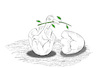 Cartoon: Birth... (small) by berk-olgun tagged peace,pigeon