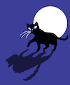 Cartoon: Black Cat... (small) by berk-olgun tagged black,cat