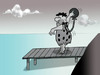 Cartoon: black humor.. (small) by berk-olgun tagged black,humor