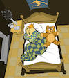 Cartoon: Blanket... (small) by berk-olgun tagged blanket