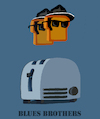 Cartoon: Blues Brothers... (small) by berk-olgun tagged blues,brothers