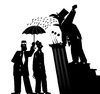 Cartoon: Bodyguard... (small) by berk-olgun tagged bodyguard