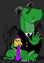 Cartoon: Bodyguard... (small) by berk-olgun tagged bodyguard