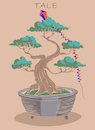 Cartoon: Bonsai... (small) by berk-olgun tagged bonsai