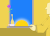 Cartoon: Breakfast in Bed... (small) by berk-olgun tagged breakfast,in,bed