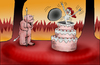 Cartoon: Breathless.. (small) by berk-olgun tagged breathless