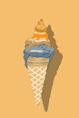 Cartoon: Bremen Ice Cream... (small) by berk-olgun tagged bremen,ice,cream