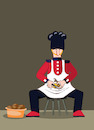 Cartoon: British Soldier... (small) by berk-olgun tagged british,soldier