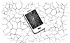 Cartoon: Broken Phone... (small) by berk-olgun tagged broken,phone