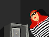 Cartoon: Burglar... (small) by berk-olgun tagged burglar