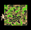 Cartoon: Camouflage... (small) by berk-olgun tagged camouflage