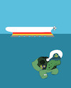 Cartoon: Captain Turtle... (small) by berk-olgun tagged turtle