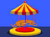 Cartoon: Carousel Dog... (small) by berk-olgun tagged carousel,dog