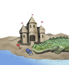 Cartoon: Castle... (small) by berk-olgun tagged castle