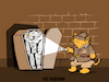 Cartoon: Cat Mummy... (small) by berk-olgun tagged cat,mummy