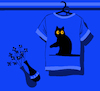 Cartoon: Cat T Shirt... (small) by berk-olgun tagged cat,shirt
