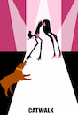 Cartoon: Catwalk... (small) by berk-olgun tagged catwalk