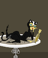 Cartoon: Catwoman... (small) by berk-olgun tagged catwoman