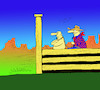 Cartoon: Centaur Rodeo... (small) by berk-olgun tagged centaur,rodeo