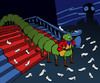 Cartoon: Centipede Prince... (small) by berk-olgun tagged centipede,prince