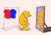 Cartoon: Chameleon Boutique... (small) by berk-olgun tagged chameleon,boutique