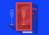Cartoon: Cheers... (small) by berk-olgun tagged cheers