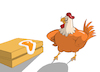 Cartoon: Chicken Dali... (small) by berk-olgun tagged chicken,dali