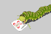 Cartoon: Child Drawing... (small) by berk-olgun tagged caterpillar