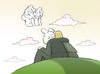 Cartoon: Clouds.. (small) by berk-olgun tagged clouds