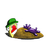 Cartoon: Clown Dog... (small) by berk-olgun tagged clown,dog