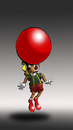 Cartoon: Clown Pinocchio... (small) by berk-olgun tagged clown,pinocchio