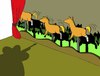 Cartoon: Cowboy Funfair... (small) by berk-olgun tagged cowboy,funfair