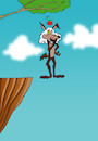 Cartoon: Coyote Newton... (small) by berk-olgun tagged coyote,newton